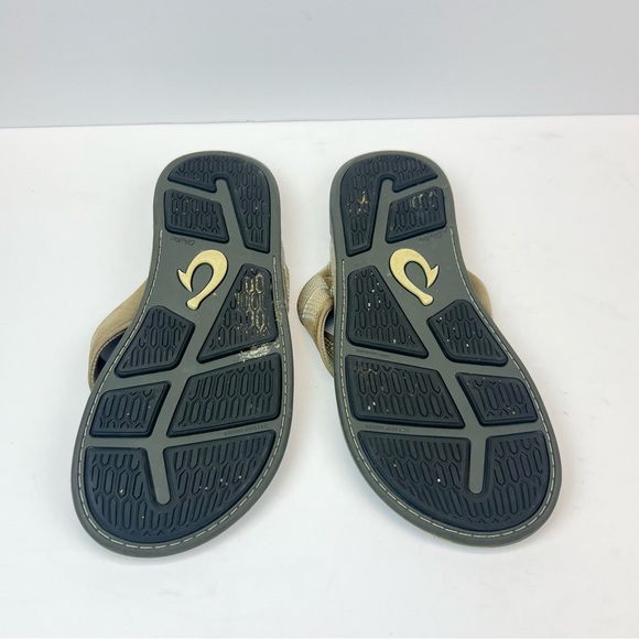 Olukai Tuahine Flip Flop Comfort Sandals Mens US 9 EU 42 Grey - Picture 8 of 12